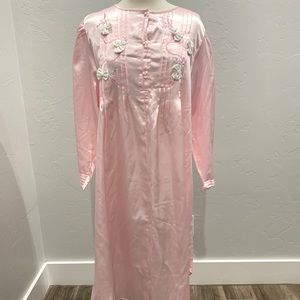 Pink Floral Women’s Night Gown